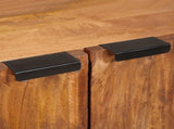 Sideboard Acacia Brown Finish 60 x 33 x 75 cm Solid Mango Wood 4017926