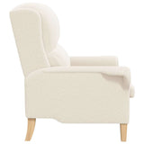 Armchair Cream 76 x 94 x 102 cm Sharpa Fabric 42009852