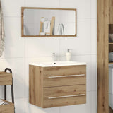 Bathroom Sink Cabinet Artisan Oak 60x38.5x48 cm Engineered Wood 862027