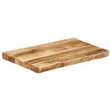 Table Top Live Edge 50x40x2,5 cm Solid Wood Rough Mango 370655
