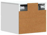 Wall-Mounted Bedside Cabinet 2 pcs White 34.5 x 33 x 40 cm 898636