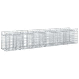 Gabion Raised Bed 2 pcs Silver 3422216