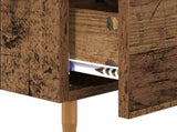 Bedside Cabinet Old Wood 40 x 40 x 66 cm Engineered Wood 882107