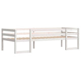 Kids' Bed Frame without Mattress White 90x200 cm Solid Wood Pine 846865