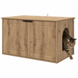 Cat House Artisian Oak 85 x 55 x 50.5 cm Engineered Wood 8000724