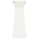 Pillar Planter White 40 x 40 x 100 cm 873854