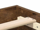 Bed Frame Smoked Oak 80 x 200 cm Engineered Wood 8009061