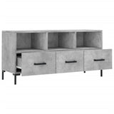 TV Cabinet Concrete Grey 102x36x50 cm Engineered Wood 829040