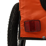 Pet Bike Trailer Orange and Black Oxford Fabric&Iron 93921