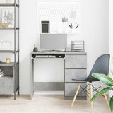 Desk Concrete Grey 90x45x76 cm Engineered Wood 801377