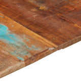 Rectangular Table Top 60x120 cm 15-16 mm Solid Reclaimed Wood 286046