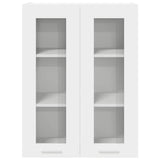 Hanging Cabinet with Door White 60 x 31 x 80 cm Engineered Wood 884314