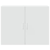Wall Cabinet White 80x42.5x64 cm Engineered Wood 846131