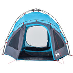 Camping Tent Dome 3-Person Blue Quick Release 4004223