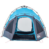 Camping Tent Dome 3-Person Blue Quick Release 4004223