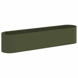 Raised Garden Bed Olive Green 200 x 40x 40 cm 8011694