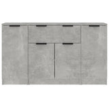 Sideboards 3 pcs Concrete Grey Engineered Wood 3115831