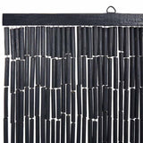 Insect Door Curtain Dark Grey 90x220 cm Bamboo 4017448