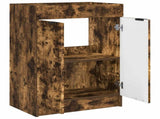 Bathroom under Sink Cabinet Smoked Oak 56 x 37.5 x 81 cm 890099