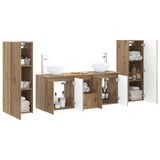 Bathroom Furniture Set 5 pcs Artisan Oak 33 x 34.5 x 100 cm 3405992
