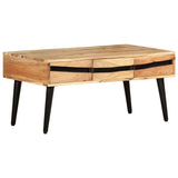 Coffee Table 88x50x42 cm Solid Acacia Wood 322676