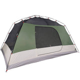 Camping Tent with Porch 4-Person Green Waterproof 94415