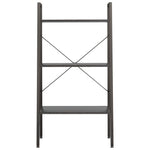 ZNTS 3-Tier Standing Shelf Black 56x35x108 cm 336363
