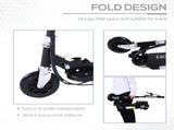 Powered E-Scooter Ride-On, with Brakes, Adjustable Seat, Adjustable Handlebars, Black T3398P349426