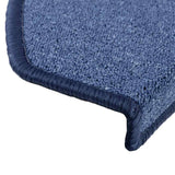 Stair Mats 20 pcs 65x24x4 cm Blue Half Round Large 3365796