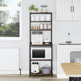 Kitchen Shelf Smoked Oak 60 x 40 x 168 cm Engineered Wood 883882