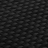 Balcony Screen Black 400x90 cm Poly Rattan 156299