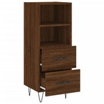 ZNTS Sideboard Brown Oak 34.5x34x90 cm Engineered Wood 828667