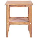 Coffee Table 40x40x50 cm Square Solid Teak 44737