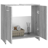 Bathroom Cabinet Grey Sonoma 60x33x60 cm Engineered Wood 815526