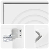 Wall-Mounted Shoe Cabinet ALKMAAR 71 x 17 x 43 cm White 896185