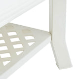 48793 Coffee Table White 90x60x46 cm Plastic