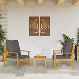 Garden Sofa Chair 2pcs with Cushion Solid Wood Acacia 366376