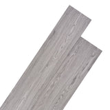Non Self-adhesive PVC Flooring Planks 5.26 m 2 mm Dark Grey 245168