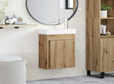 Bathroom Vanity Unit with Tap Artisan Oak 40.5 x 22.5 x 62 cm 889528