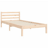 Bed Frame without Mattress 100x200 cm Solid Wood 3194041
