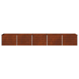 Raised Garden Bed Rusty 400 x 80 x 55 cm corton 8006435