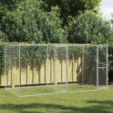 Dog Cage Silver 400 x 200 x 200 cm Galvanised Steel 3368306