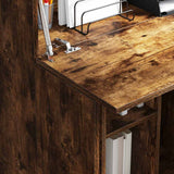 Desk Smoked Oak 71.5 x 31.5 x 106.5 cm Engineered Wood 869486