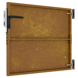 Garden Gate 85x125 cm Corten Steel Square Design 153257