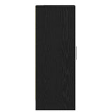 Shoe Cabinet Black Oak 32 x 35 x 92 cm Engineered Wood 862685