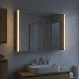 Bathroom Mirror Cabinet Artisian Oak 103.5 x 15.5 x 70 cm 889278