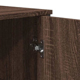 Sideboard Brown Oak 78x35.5x74.5 cm Engineered Wood 848543