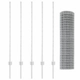 Fence and Post Silver 1.2 x 10 m Steel 3336148