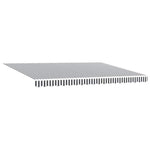 ZNTS Retractable Awning Anthracite and White 4.5x3 m Fabric&Aluminium 3216111