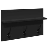 4 Piece Hallway Furniture Set Black Engineered Wood 847920